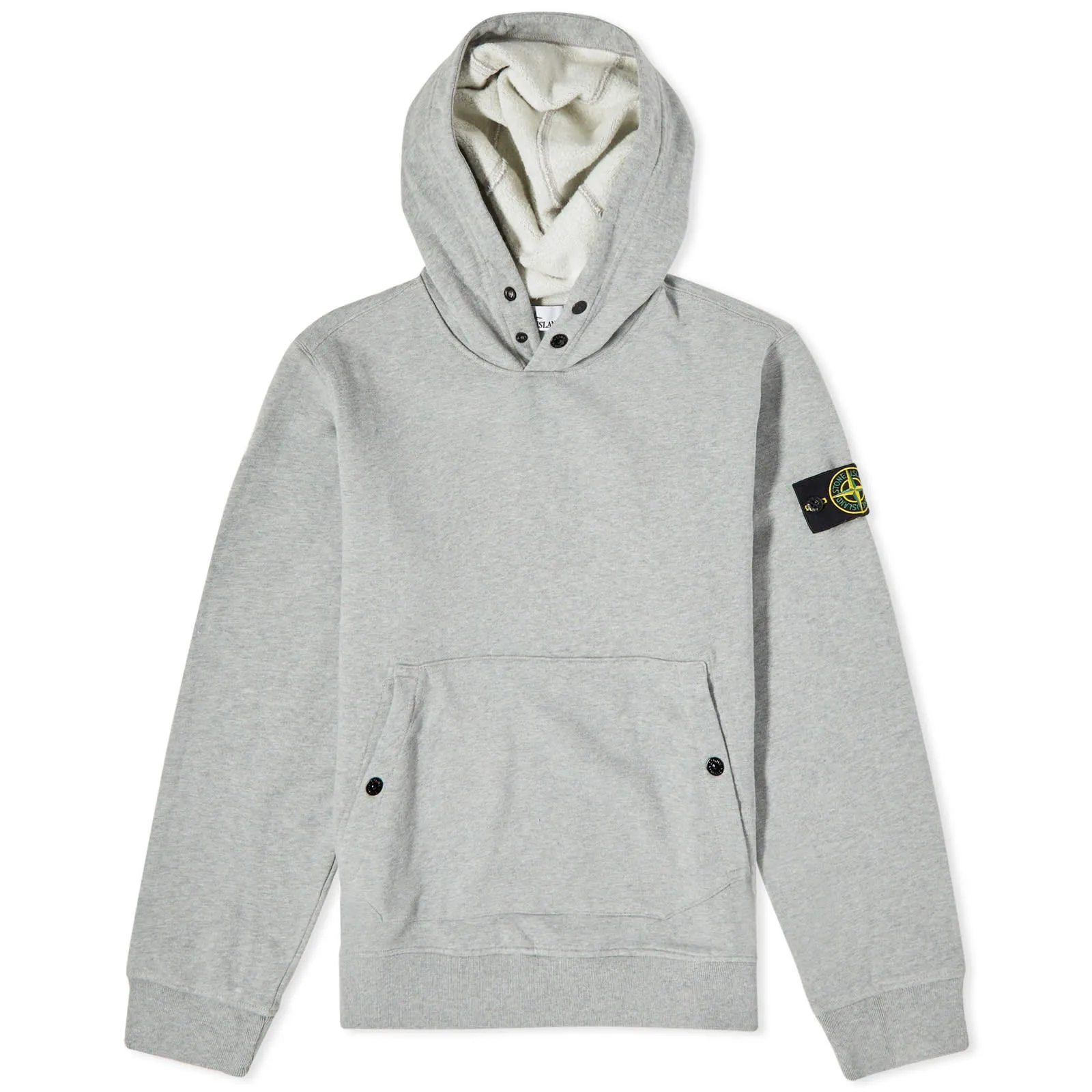 Stone Island Snap Neck Popover Hoodie