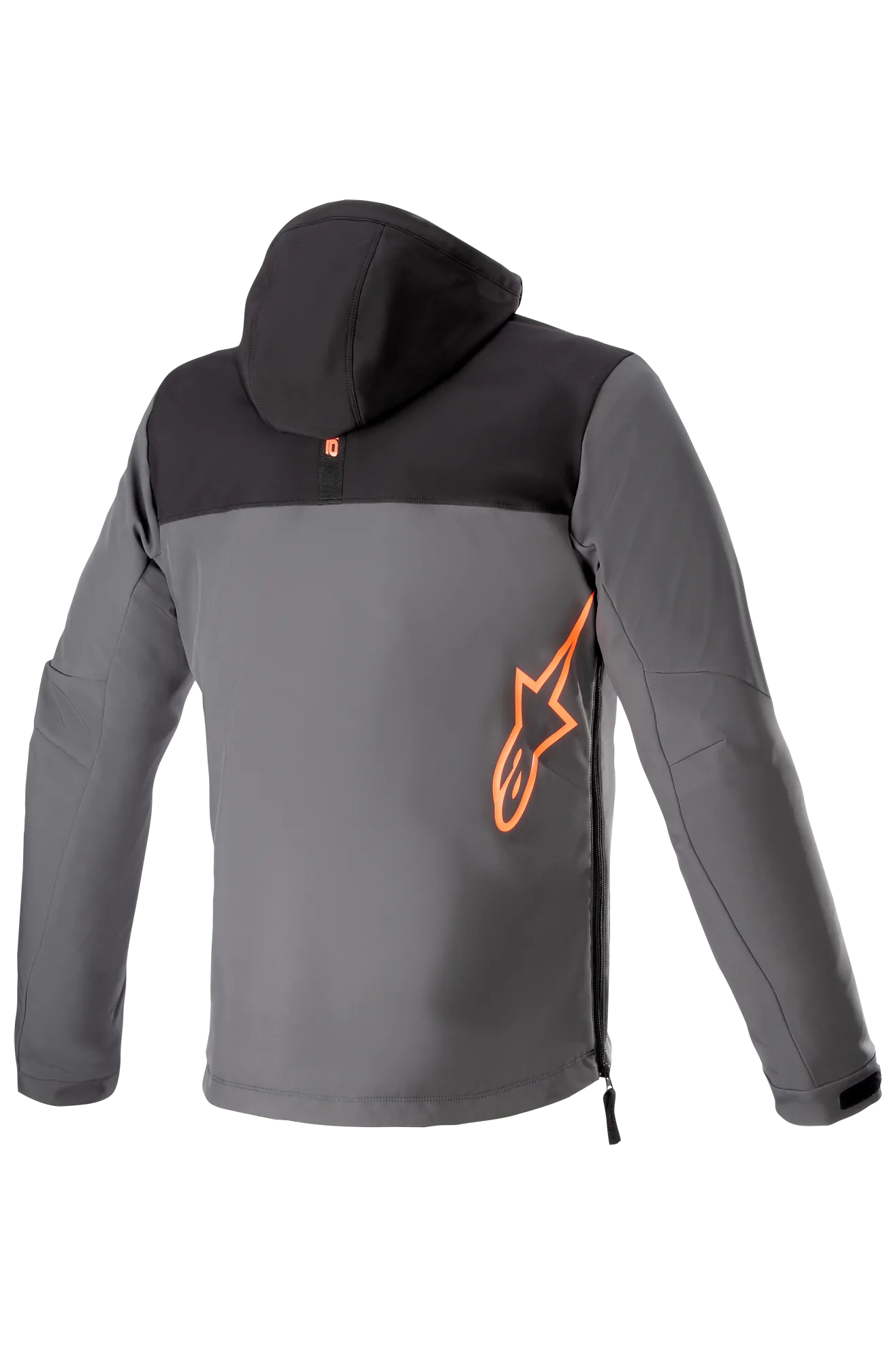 Sudadera de Moto Alpinestars Sherpa Negro-Gris-Rojo Fluo