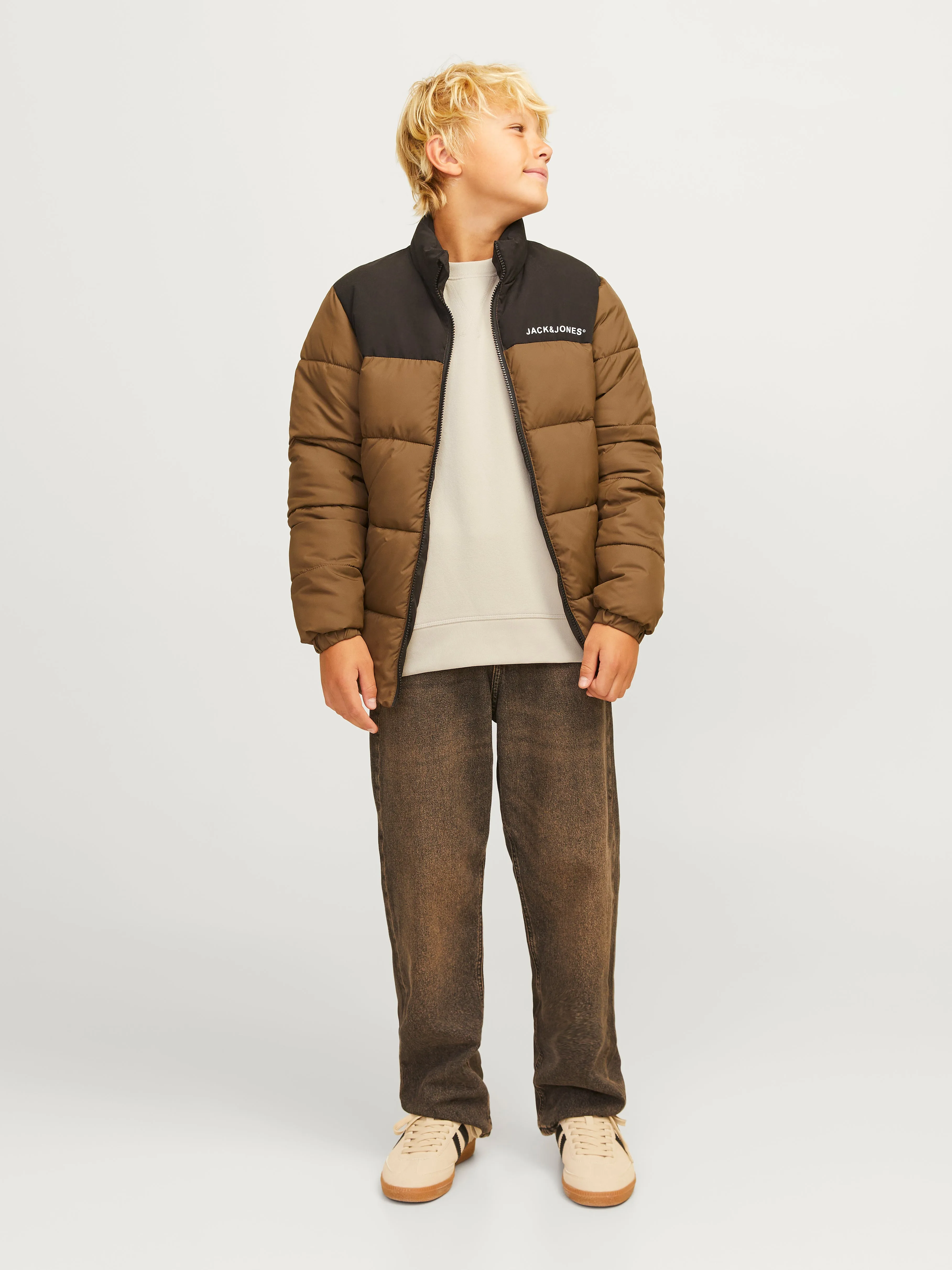 Sudadera Liso Junior | Beige | Jack & Jones®