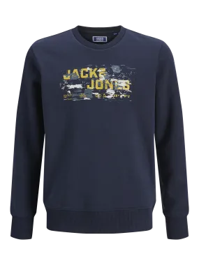 Sudadera Logotipo Bebés | Azul oscuro | Jack & Jones®