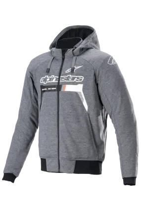 Sudadera para Moto Alpinestars Chrome Ignition Gris-Blanco 