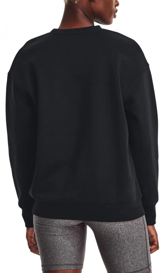 Sudadera Under Armour Essential Fleece Crew-BLK