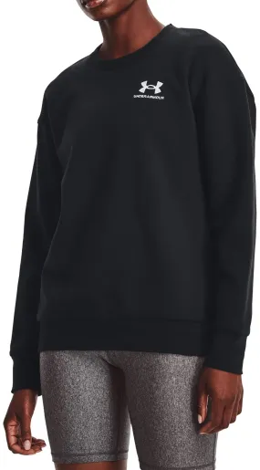 Sudadera Under Armour Essential Fleece Crew-BLK