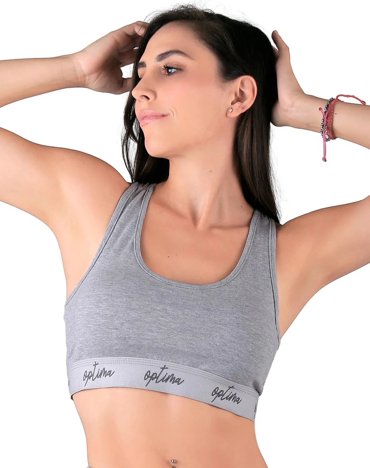 Top Mujer Básico Gris Optima 56503813