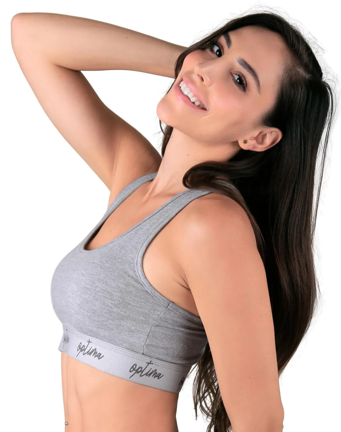 Top Mujer Básico Gris Optima 56503813