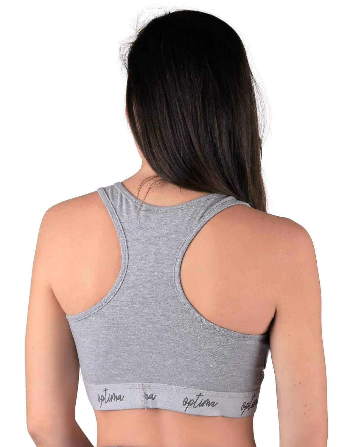 Top Mujer Básico Gris Optima 56503813