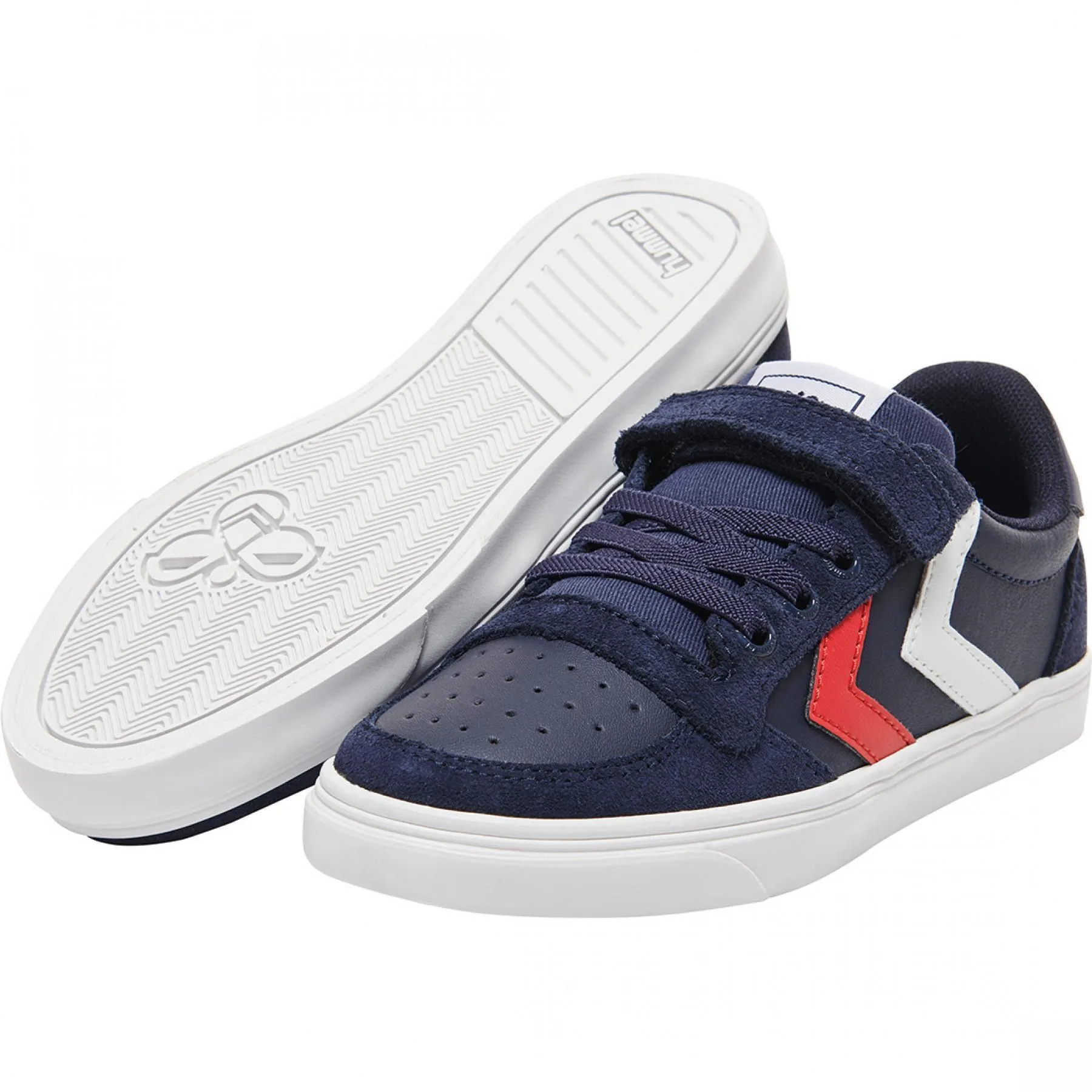 Zapatillas niños Hummel slimmer stadil leather low [Tamaño 31]