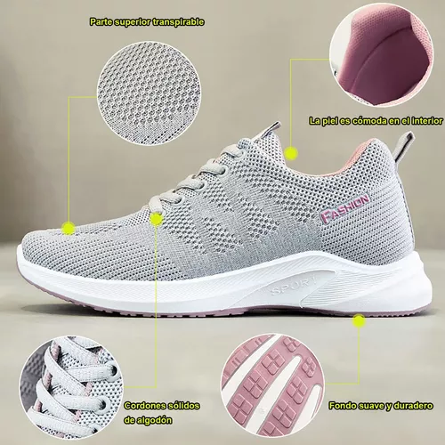 Zapatos De Tenis Informales Ligeros Y Suaves Para Mujer