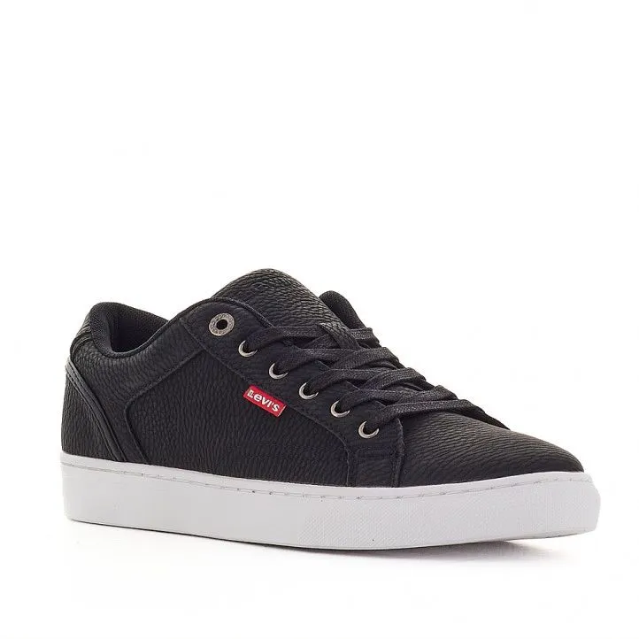 Zapatos sport Levi's efecto piel negras